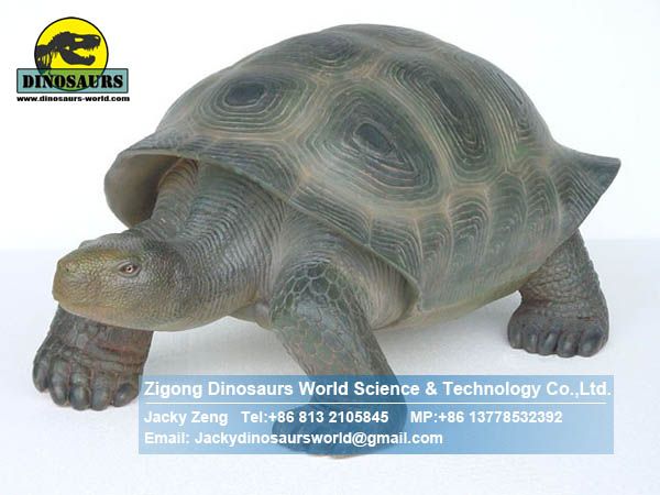 Plastic jungle animals Animatronic cartoon character model (Turtle) DWA059